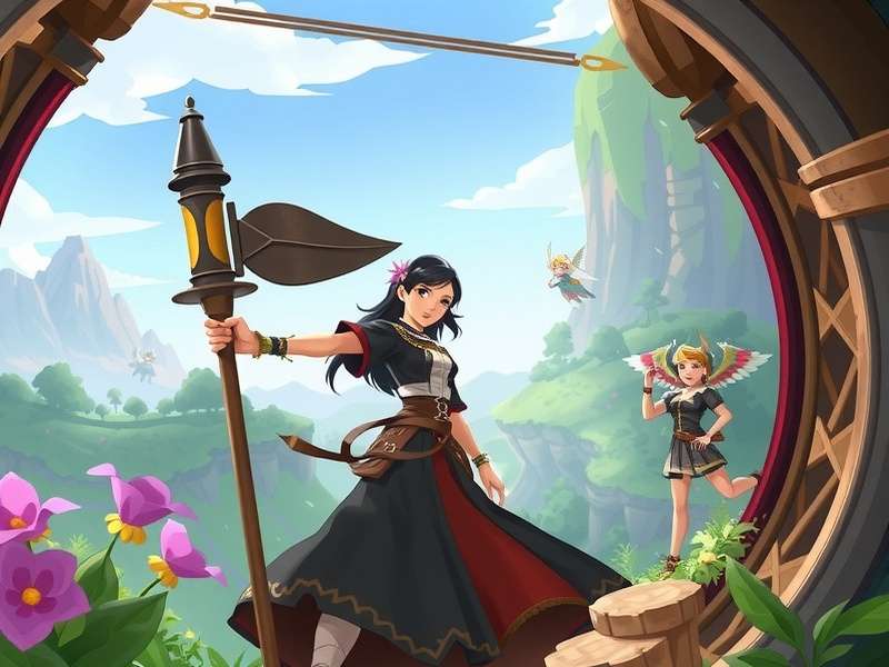 Anise Time Tunnel Trek Character Art