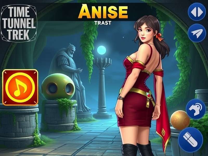 Anise Time Tunnel Trek Gameplay Screenshot